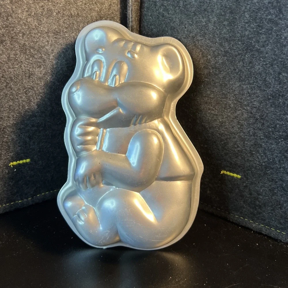 Vintage 1975 Wilton Teddy Bear Cake Pan 6 x 9 Number‎ 508-477